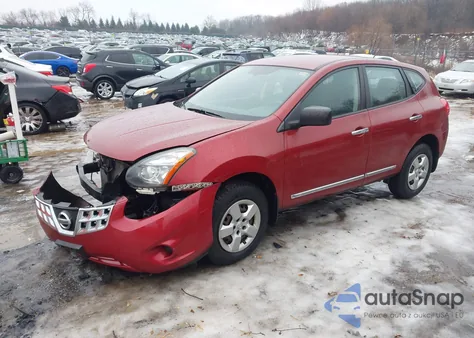 2014 Nissan Rogue Select S from USA, damaged, VIN JN8AS5MV5EW711588
